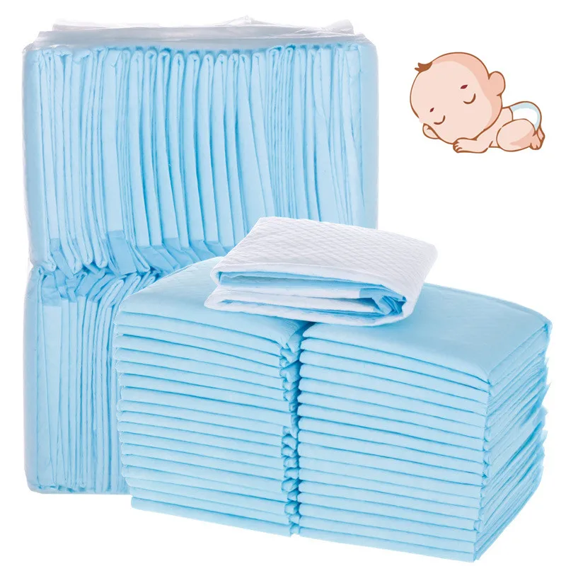 20/40/100 pcs Baby Nursing Pad Disposable Diaper Paper Mat for Adult Child baby Absorbent Waterproof Diaper  Changing Mat