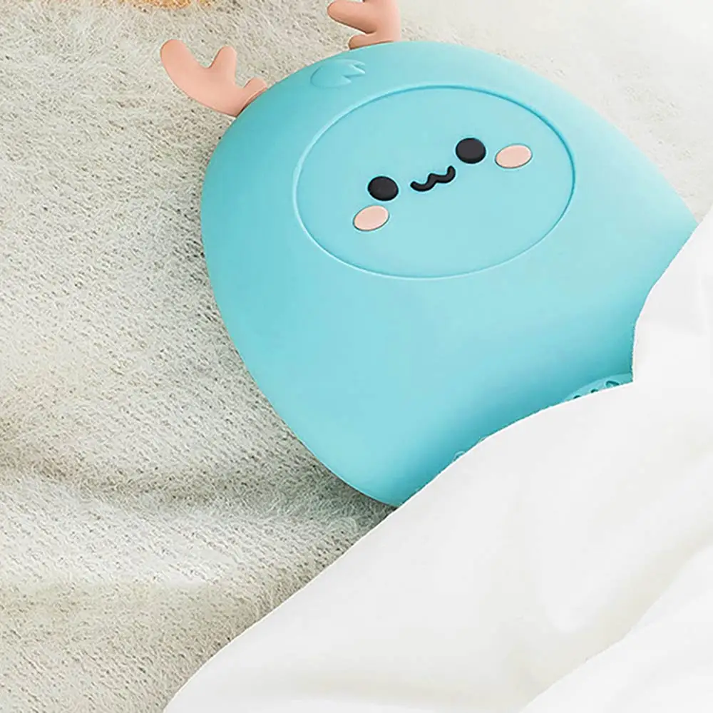 

Hot Water Bottle Solid Color Thick PVC Silicone Rubber Hot Water Bottle Irrigation Hand Warmers Warm Palace Warm Bag