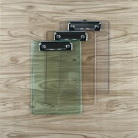 a5 plastic clipboard scale ruler board transparent writing desk pad measuring holder plate clip file folders cardboard filing