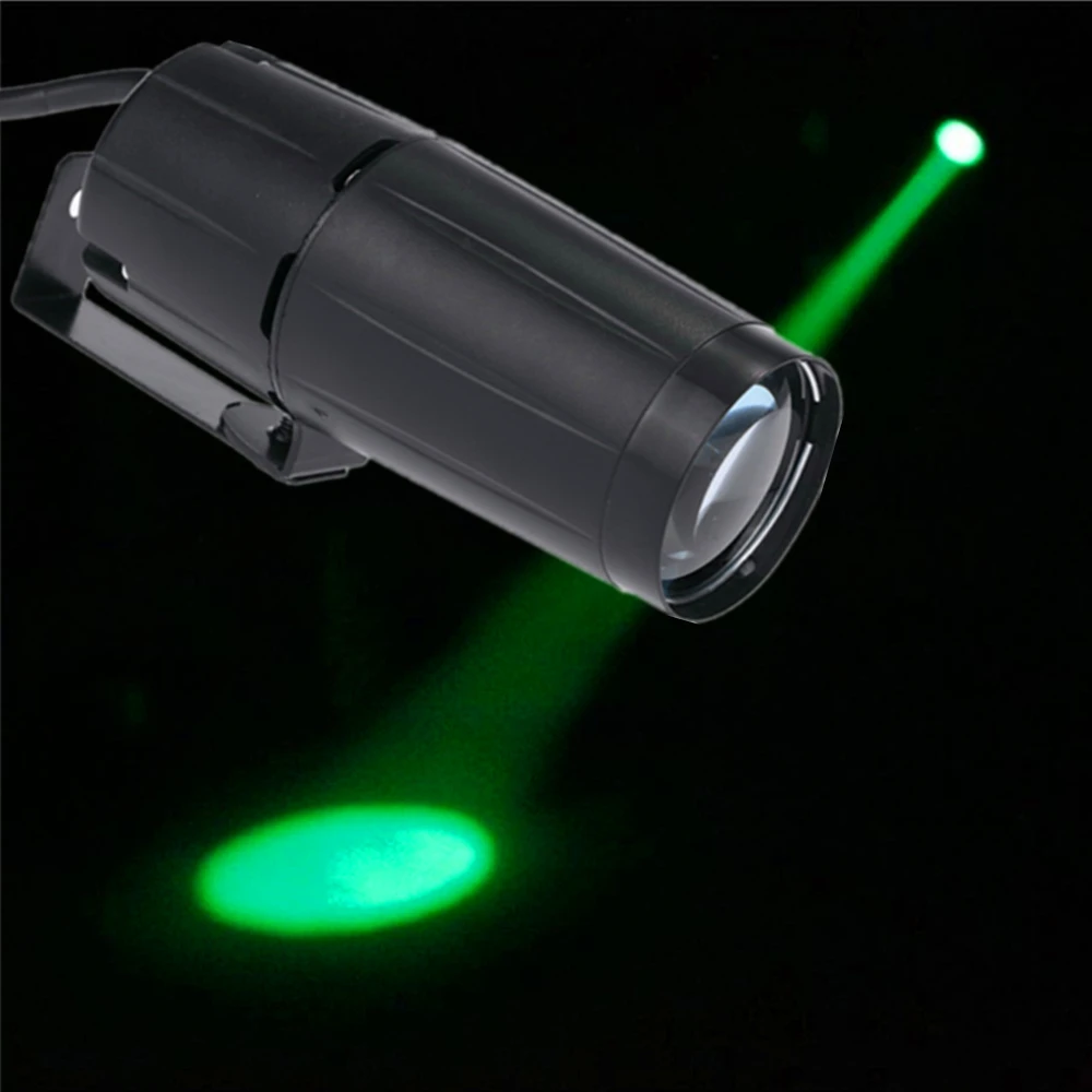 5 Вт зеленый цвет светодиодный световой луч для сцены эффект Pinspot свет бар DJ Диско