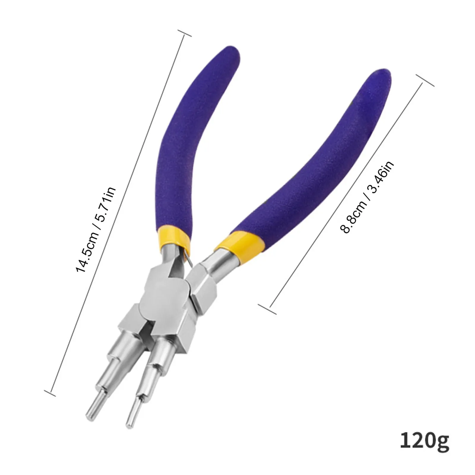 Петли для изготовления ювелирных изделий 3 ступени 6 в 1 размеры 2 - 9 миллиметров |