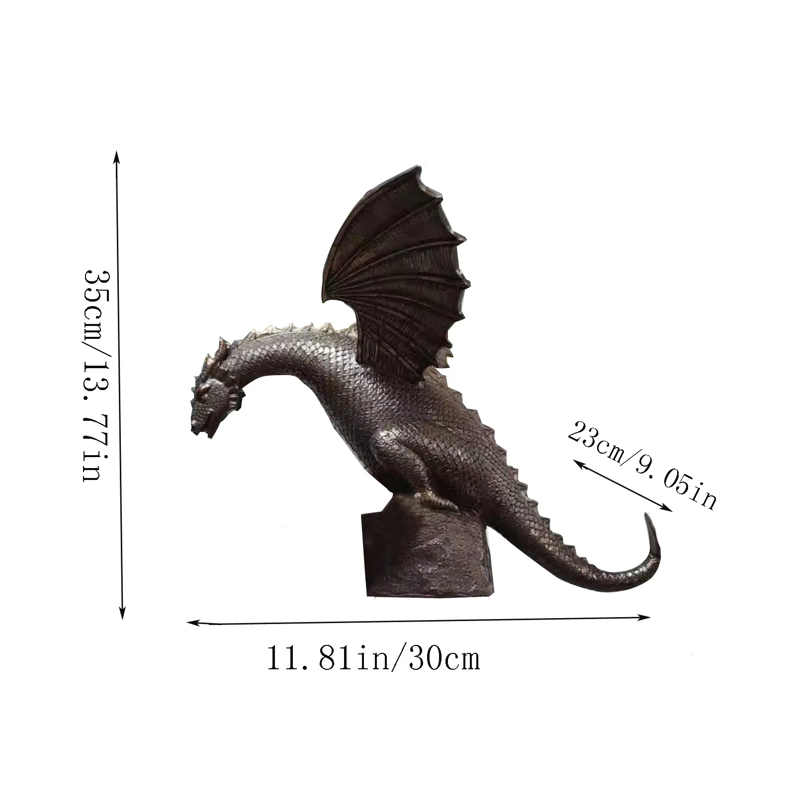 

Dragon Statue Fountain Dragon Creativity Ornament Resin Water Feature Sculpture For Home Garden Decoration Jardineria Decor#h4
