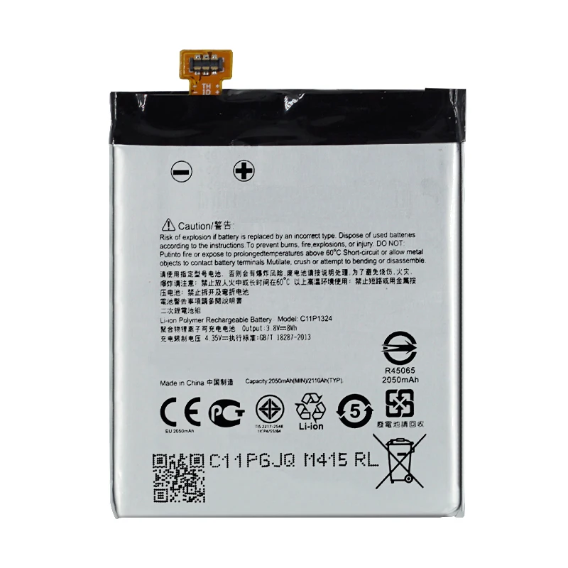 2PCS/Lot 2950mAh C11P1324 Battery for ASUS ZenFone 5 A500G Z5 A500 A500CG A501CG A500KL 0B200-00850000 T00F T00J | Мобильные