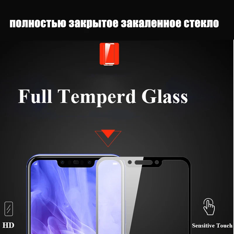 6D Защитное стекло для Huawei Nova 3 Защита экрана на закаленное Mate 10 20 Lite P20 Pro Honor 7X 8X 9 |