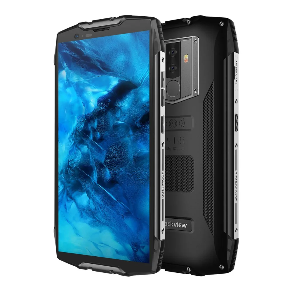Blackview BV6800 Pro IP68 водонепроницаемый, для смартфонов на базе Android 4 Гб+ 64 Гб 5," 18:9 4G lte мобильный телефон 16MP 6580 мАч NFC Беспроводное зарядное устройство