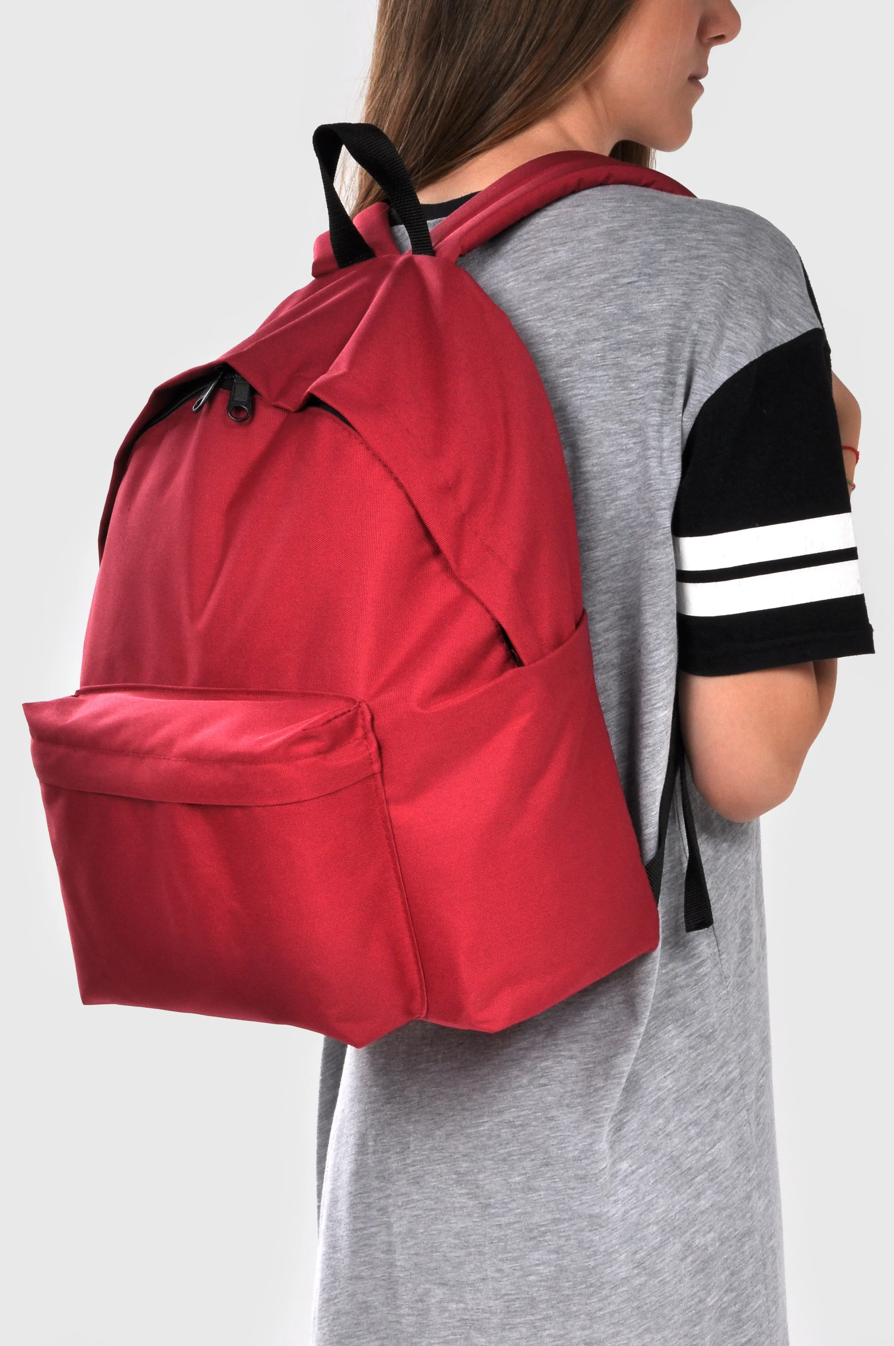 Оригинальный школьный рюкзак Papeterie 22 литра-бордовый | Багаж и сумки