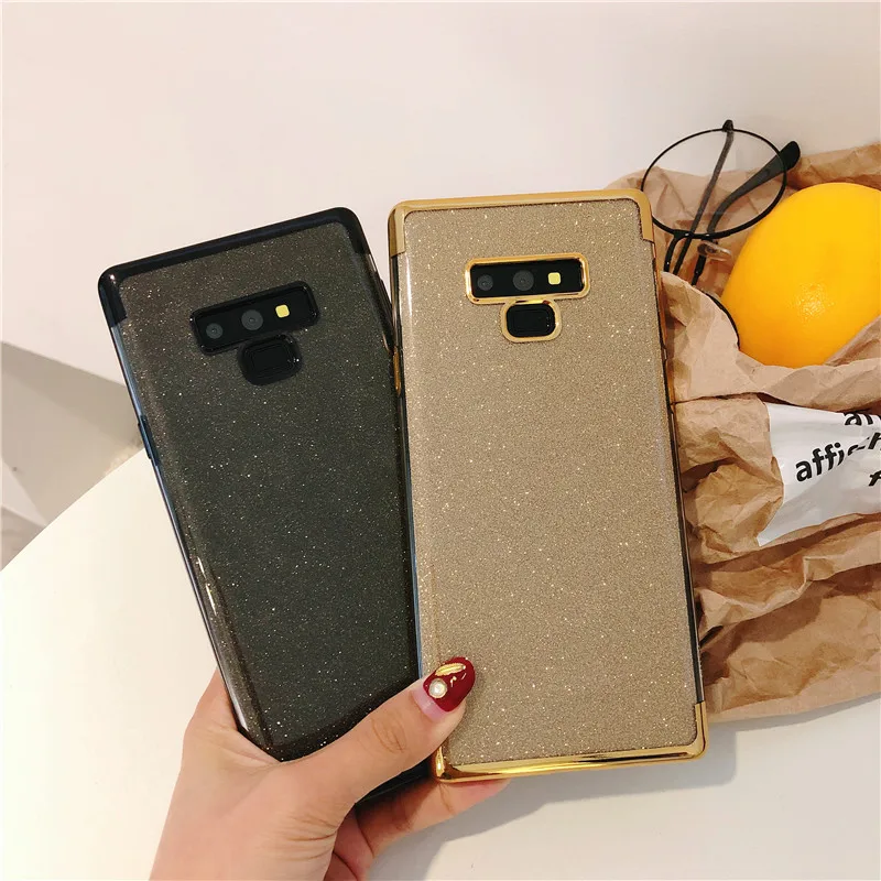 Glitter Plating Case For Samsung Note 9 10 Plus S10 S10E Cover TPU Galaxy A10 A10E A20 A20E A30 A40 A50 A50S A60 A70 |