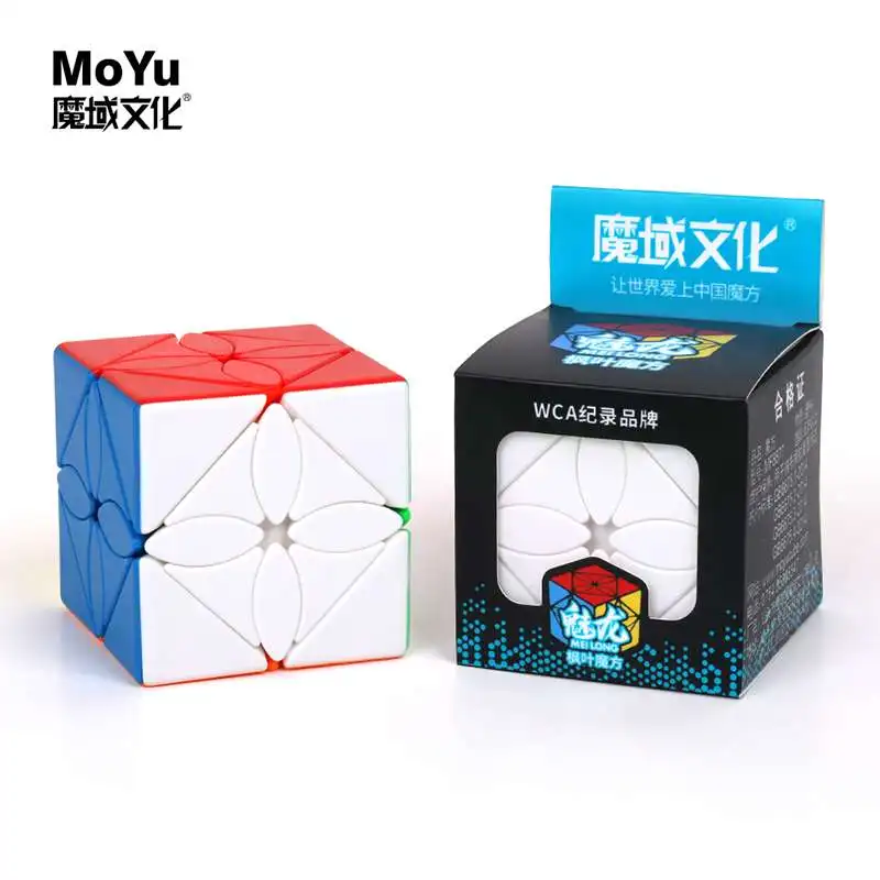 Moyu Meilong 3x3x3 листья Плющ SQ1 магический куб особая странная форма искусственный
