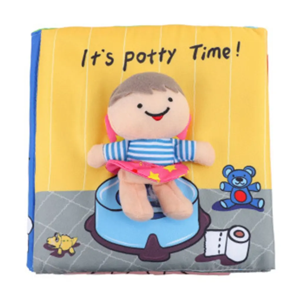 

Baby Soft Cloth Book 3D Cartoon Story Cognize Reading Montessori Early Education Puzzle Toy Children First Book Toddler Gifts