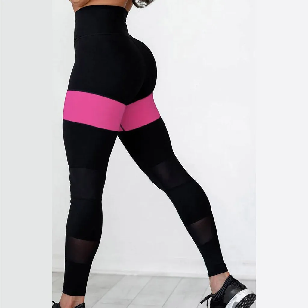 Women's Print Workout Leggings Fitness Sports Gym Running Athletic Pants Hip Push Up leggings fitnnes leginy