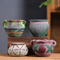 small mediterranean ceramic flowerpot retro meat flowerpot creative meat plant gardening potting decoration products plant pot
