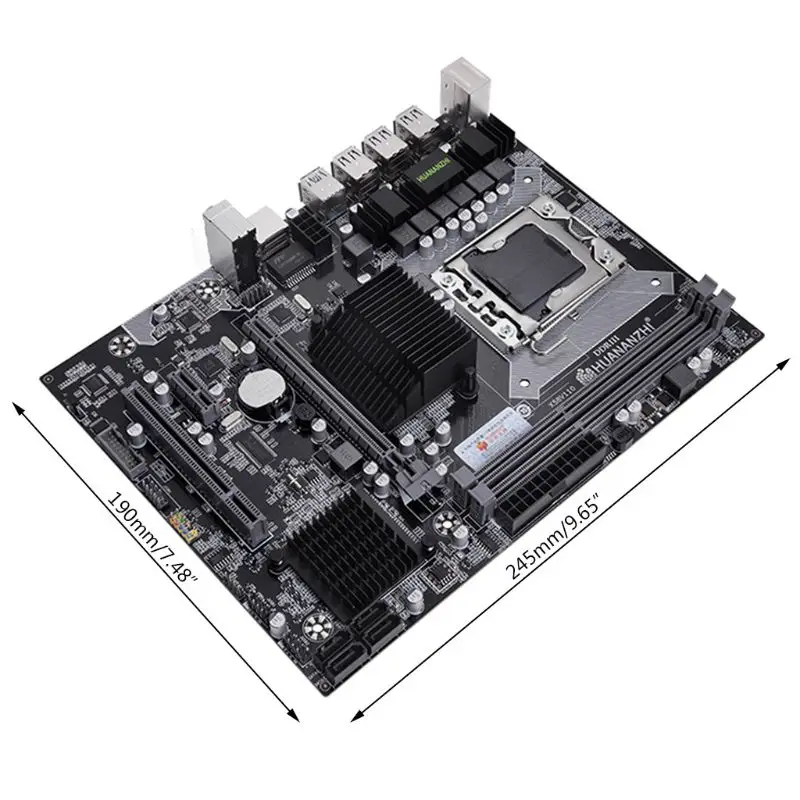 

Huananzhi X58 LGA1366 DDR3 PC Desktops LGA 1366 Computer Motherboards Suitable for Server ECC ECC REG RAM