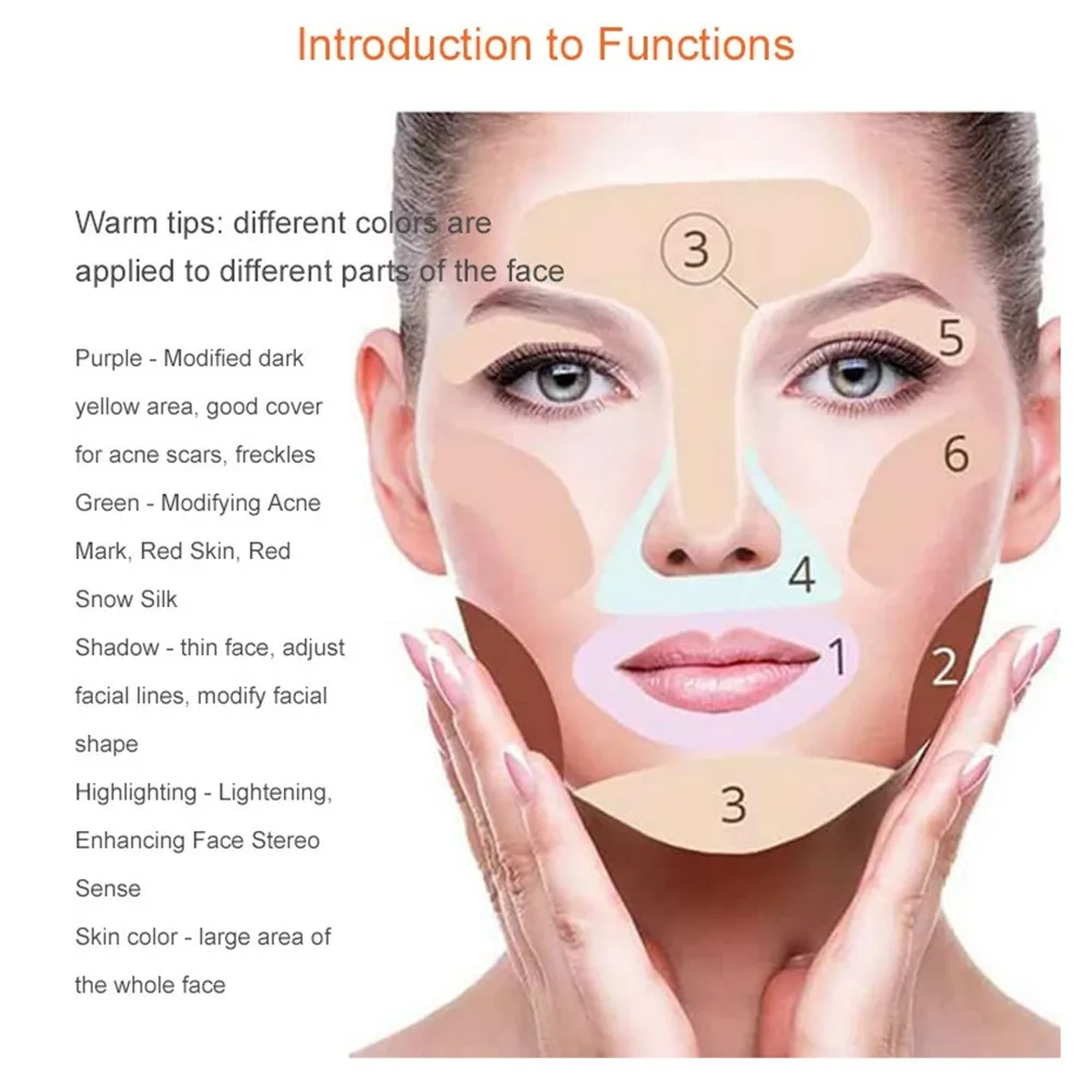 15 цветов натуральный Профессиональный консилер палитра долговечная основа