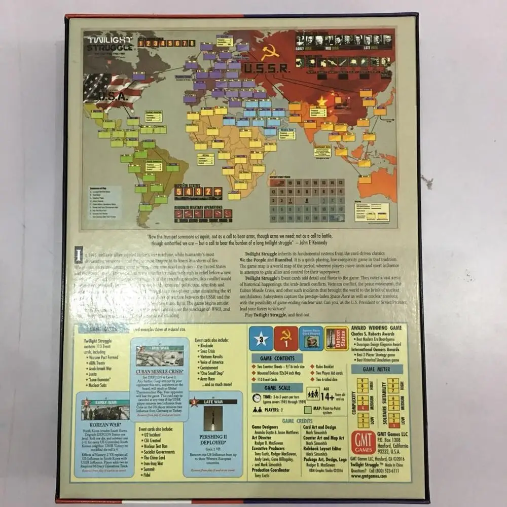 Английская версия настольная игра Сумерки борьба холодной войны|Настольные