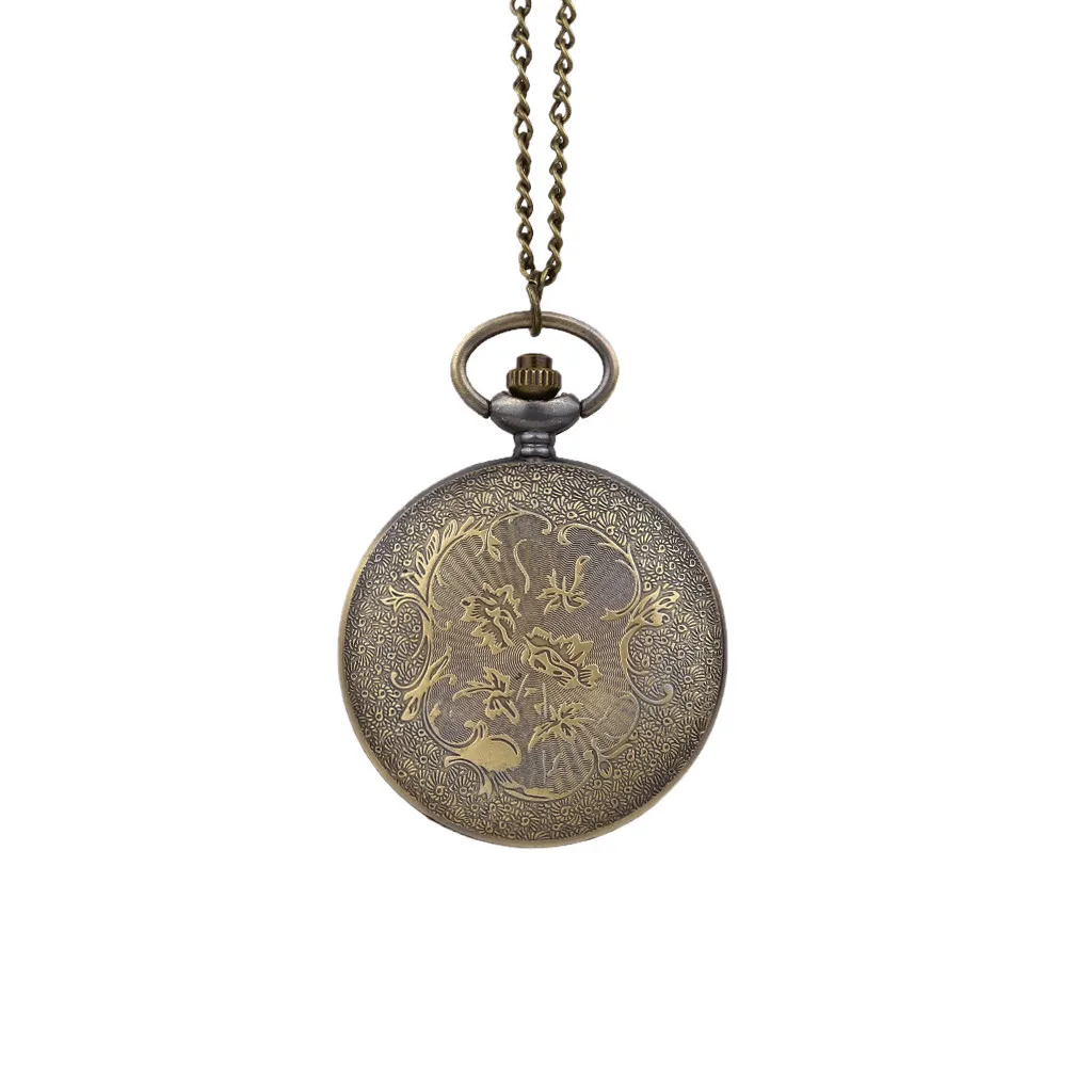 Men and Women Couple Pocket Watch Retro Quartz Hanging Table Commemorative Art Collections for | Наручные часы