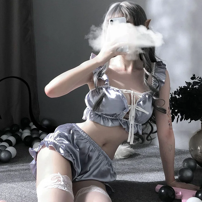 

Lolita Hot Costume Babydoll Dress Uniform Erotic Role Play Women Sexy Lingerie Cosplay Costumes Maid Servant