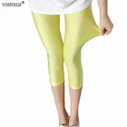 Женские леггинсы для фитнеса VISNXGI, эластичные штаны-капри из спандекса, Красные эластичные джеггинсы для бега и фитнеса