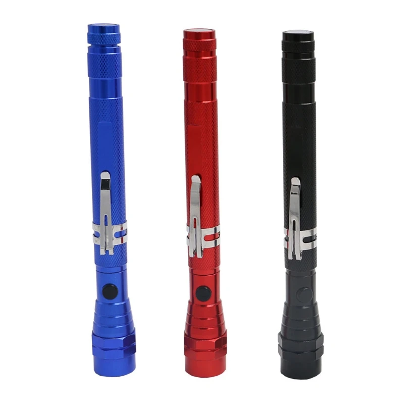 

Magnetic Pickup with 3LEDs Car Telescopic Flashlight Automobile Repair Tool for Repair Shop Garage Accessories