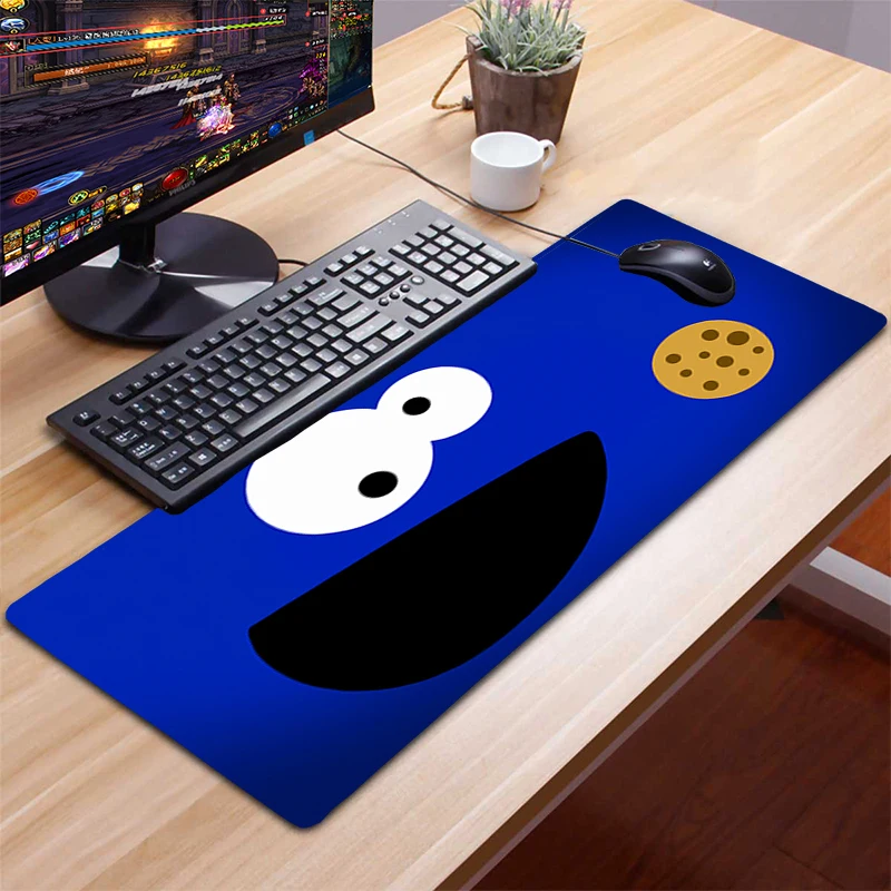 

Large 90x40 Mousepad Gamer Gaming Mouse Pad Computer Accessories Keyboard Laptop Padmouse Desk Mat Mouse Pad Gamer Sesame Street