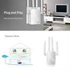 Беспроводной Wi-Fi ретранслятор 1200 Мбитс, усилитель WiFi, усилитель Wi-Fi дальнего сигнала, Wi-Fi ретранслятор 802.11N, точка доступа