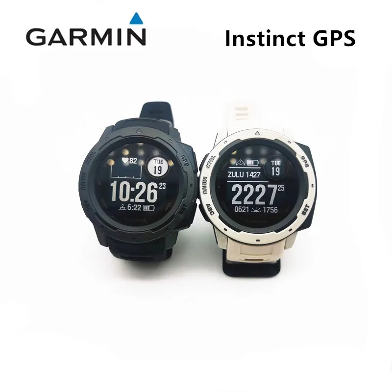 Смарт-часы Garmin Instinct GPS не работающие на солнечных батареях с функцией измерения