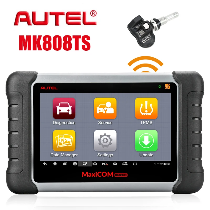 Autel MaxiCom MK808TS авто полный TPMS Инструменты диагностики OBD2 сканирующий инструмент