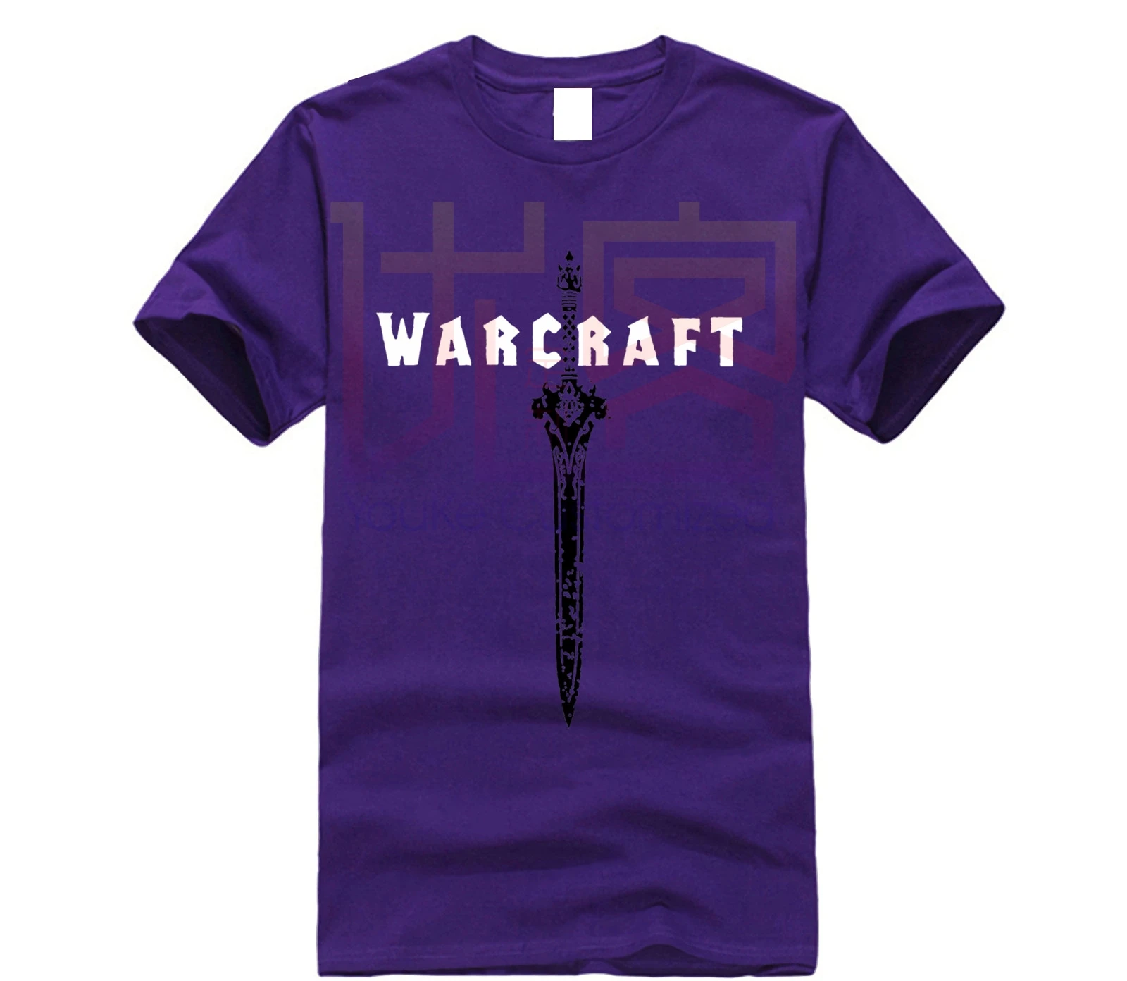World Of Warcraft Sword футболка новая Лицензированная Merch онлайн игра | Мужская одежда