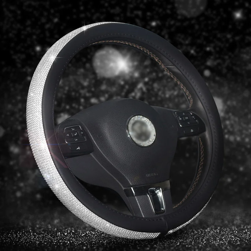 Diamond Автомобильный руль охватывает Стразы с украшением в виде кристаллов
