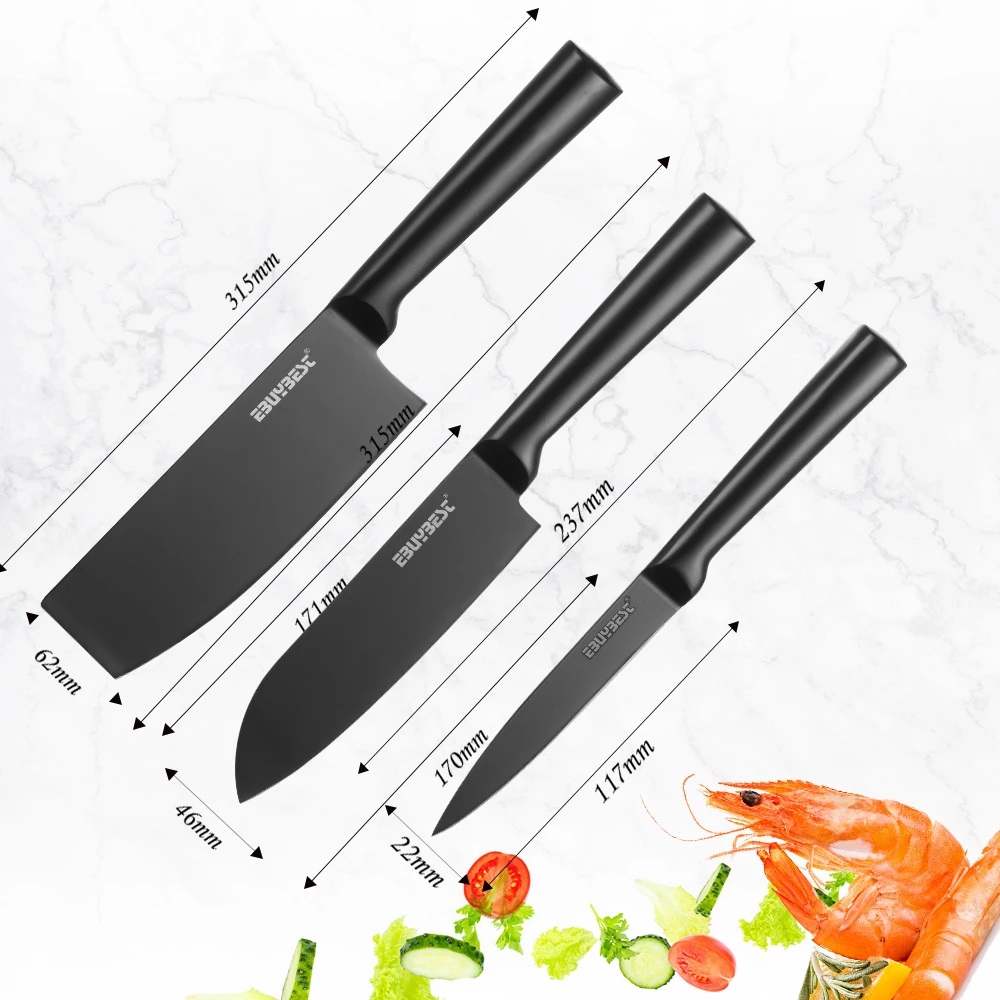 Кухонные ножи из нержавеющей стали 5 дюймовый Фруктовый нож 7 кухонный 8 шеф