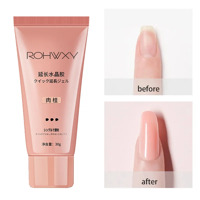 

Clear Crystal Jelly Nail Gel Fingernails Extension Acrylic Soak Off Varnish Base Top Coat Nail Art UV Gel Manicure Accessories