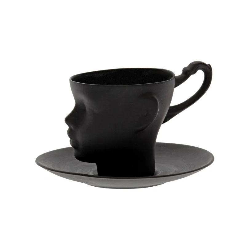 200 мл керамическая кружка для питья лица укладки изысканная на заказ золотая