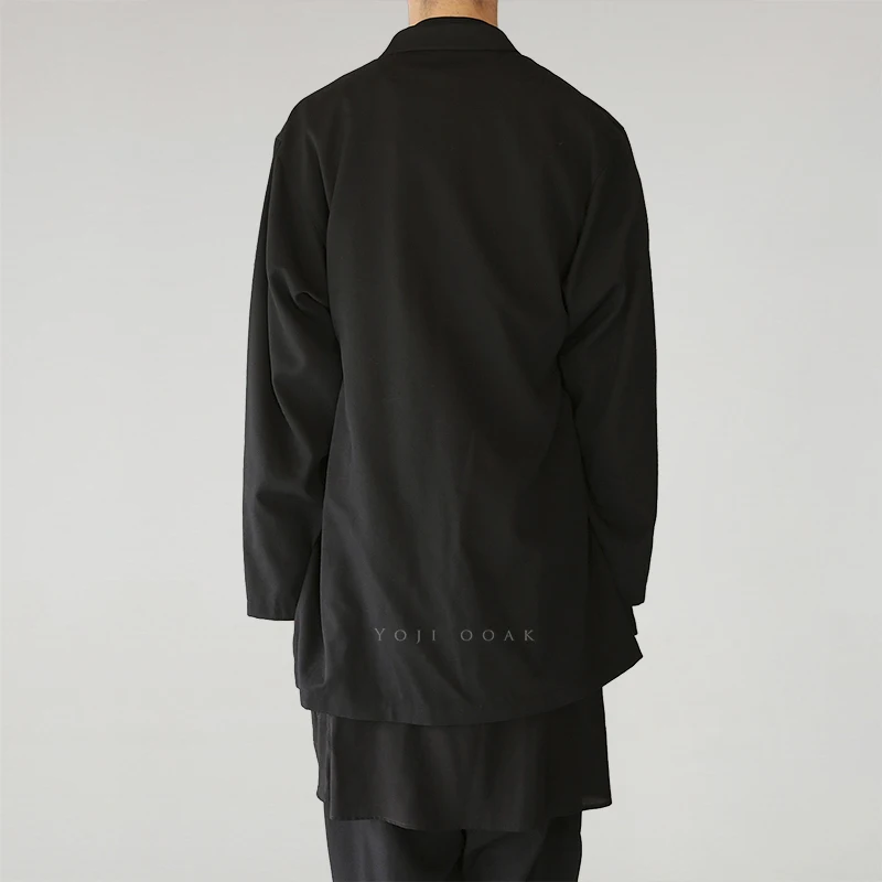 Мужская Черная куртка для отдыха простая Весенняя Новая черная приталенная