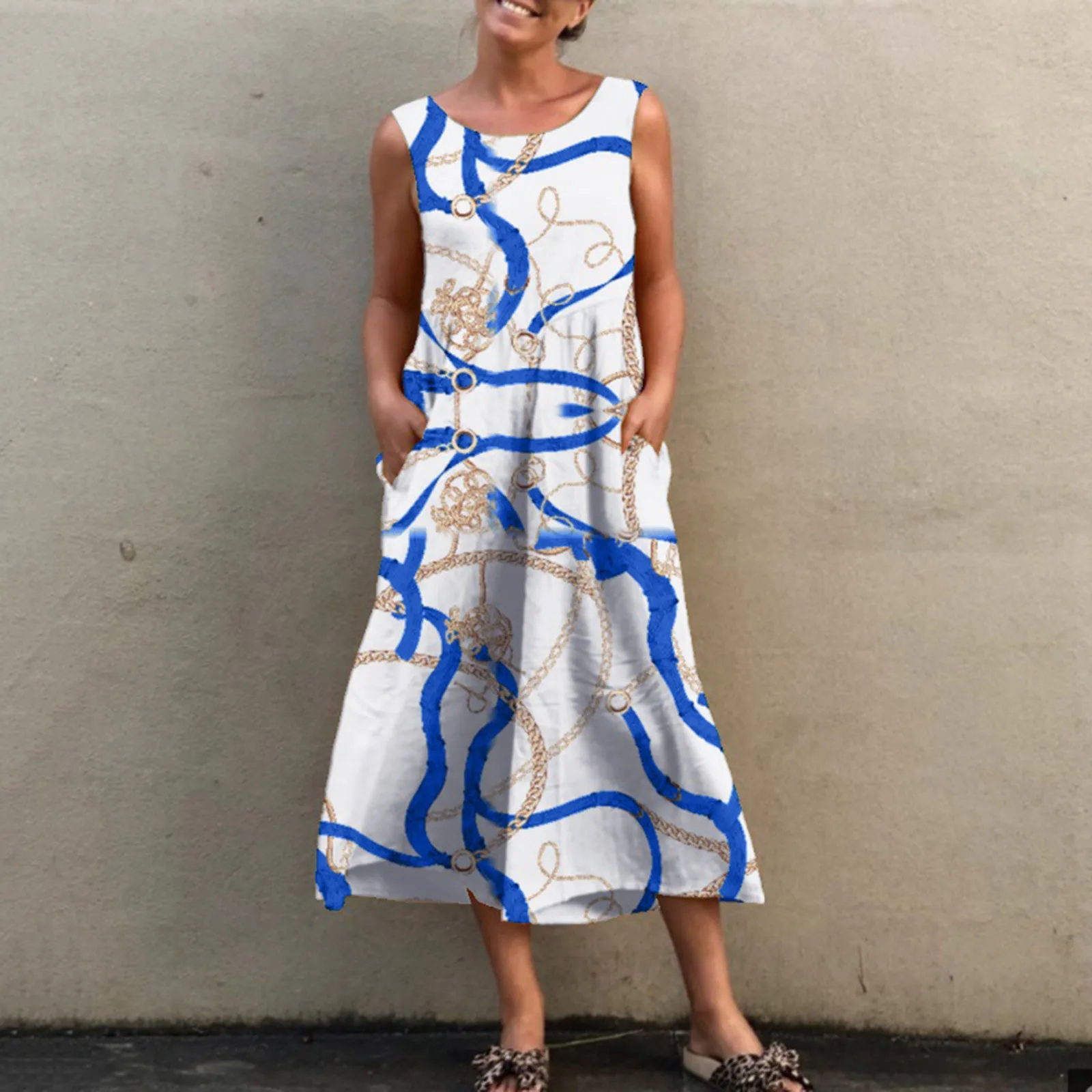 

2021 Summer Floral Printed Bohemian Sundress Vintage Party Short Dress Bohemian Women Casual Short Sleeve Dress Femme Vestidos