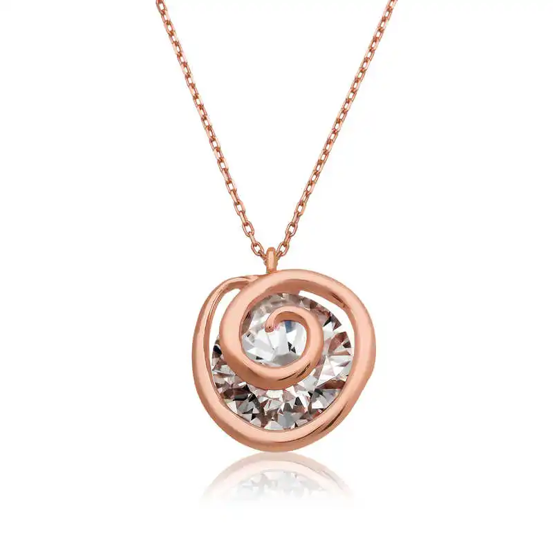 

Real Silver 925 Jewelry Silver Love Cycle Lady Necklace