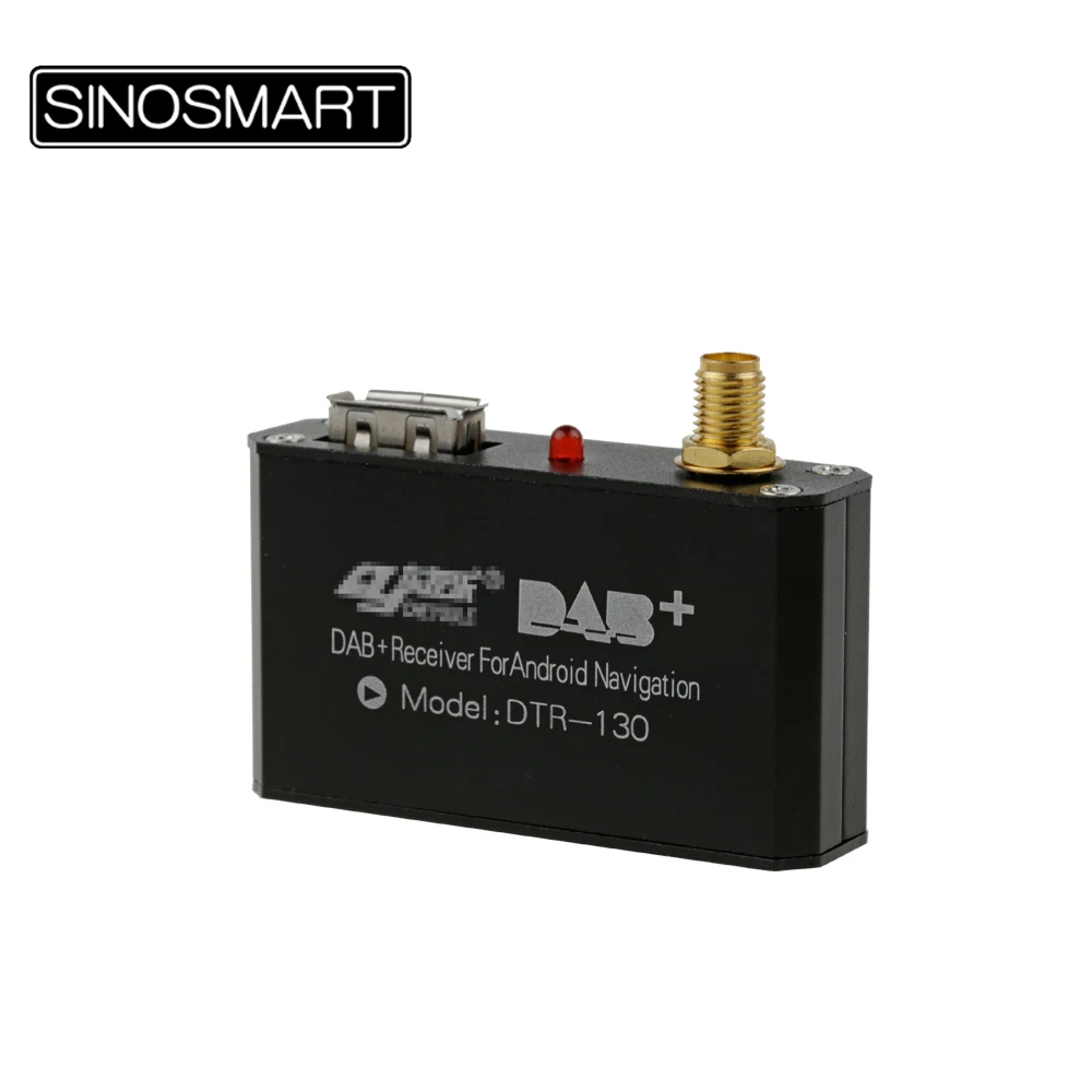 SINOSMART Универсальный Высокочувствительный Автомобильный USB DAB радиоприемник со встроенным АПК для Andriod автомобильный DVD навигационный плеер