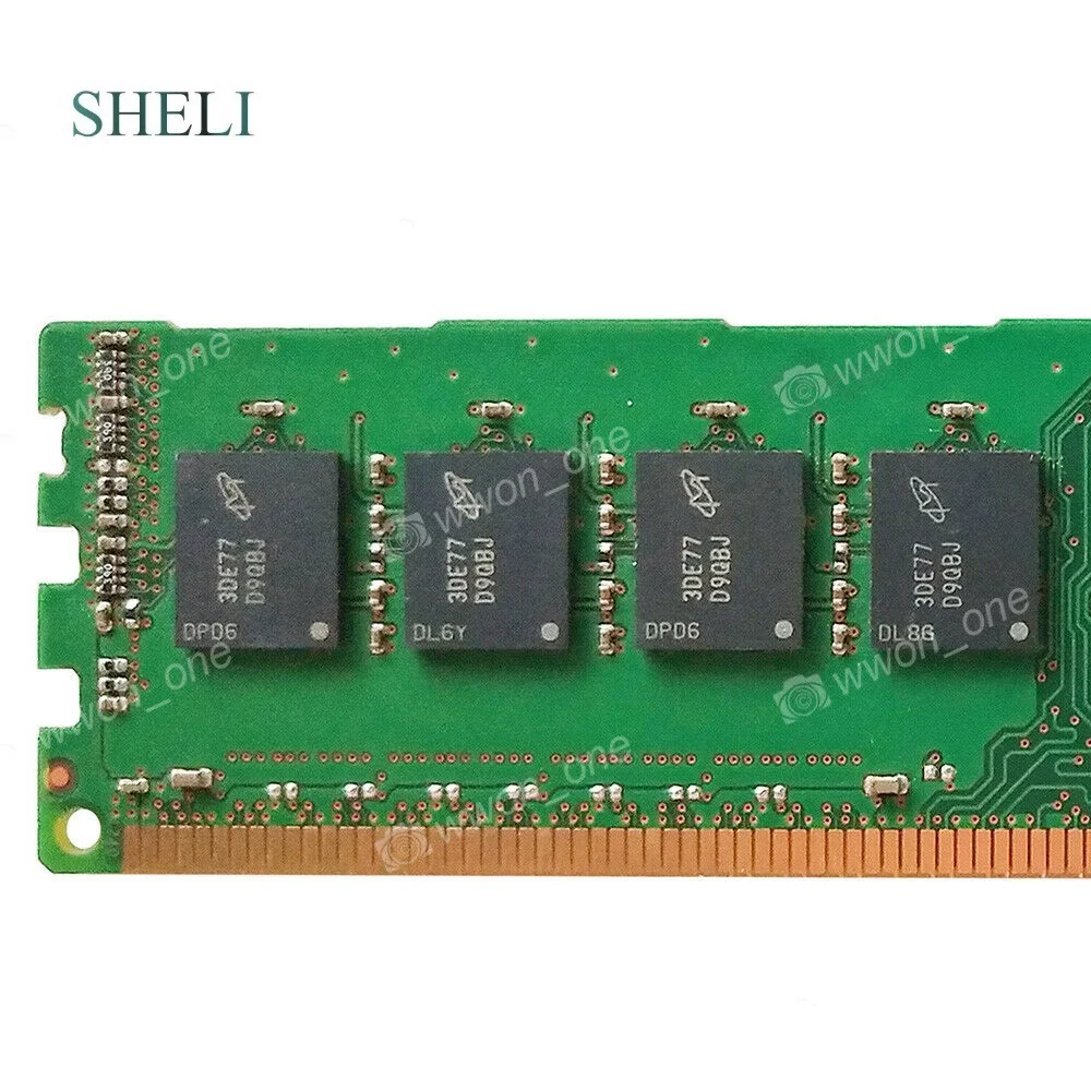 

SHELI 8GB PC3-12800E DDR3 1600MHz 1.5V ECC CL11 Unbuffered Server Memory