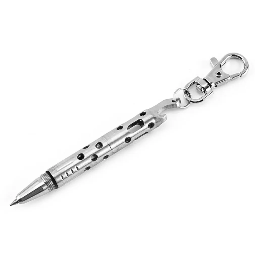 

Tool Key Outdoor Survival Self-Defense Tool Key Pen Broken Window Stainless Steel Pen Mini Portable Tactical Pen