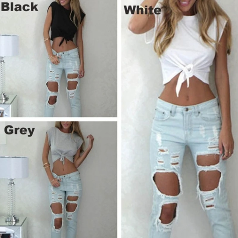 Женская летняя футболка с узлом | одежда