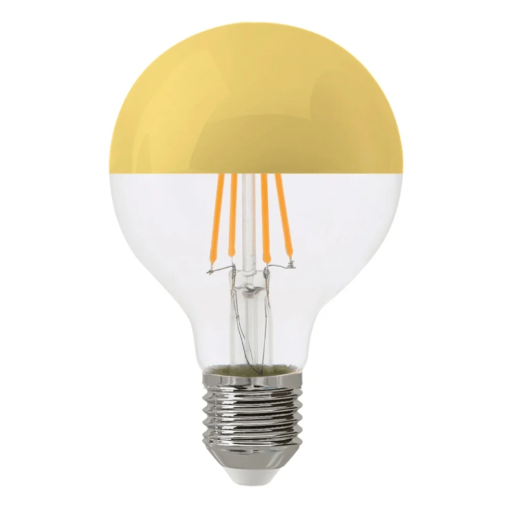 Лампа светодиодная Hiper THOMSON LED FILAMENT G80 5 5W 550Lm E27 2700K gold | Лампы и освещение