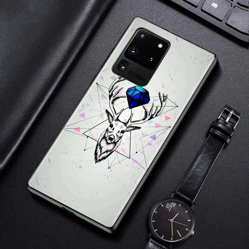 

Owl Deer Animals for Samsung S20 FE Ultra Plus A91 A81 A71 A51 A41 A31 A21S A11 A72 A52 A42 A32 A12 A02S Phone Case