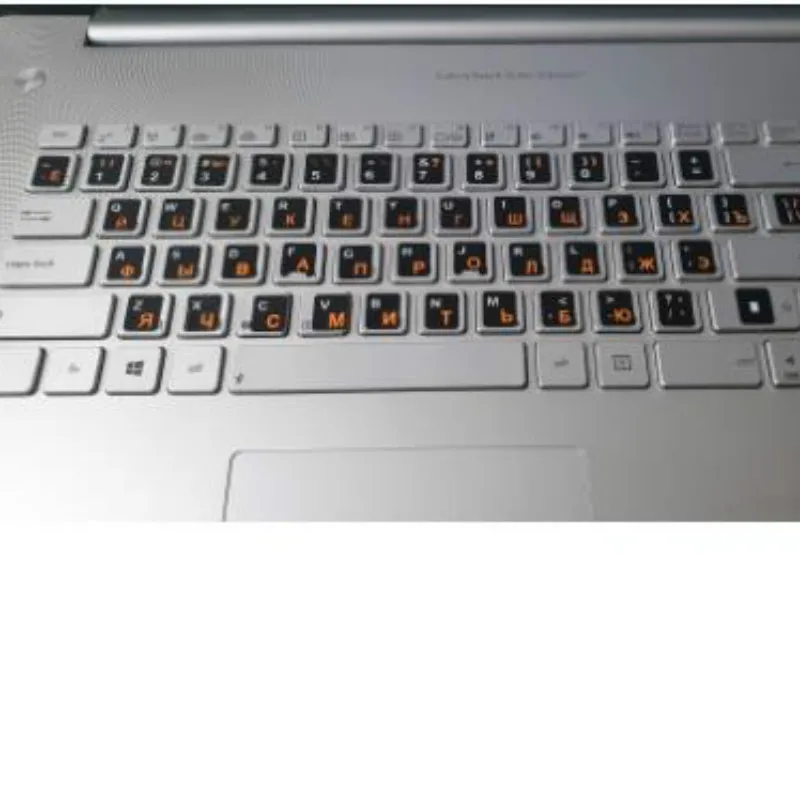 10 дюймов русская клавиатура Стикеры s для Тетрадь настольный компьютер крышка