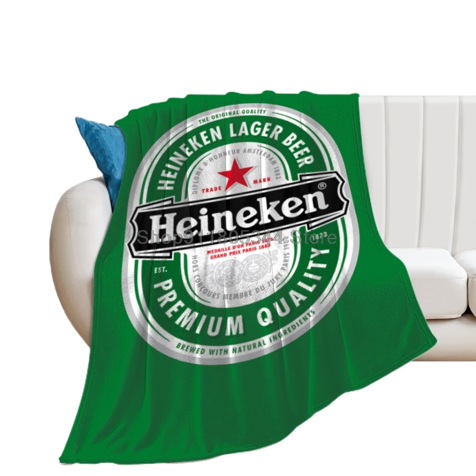 

Heineken одеяло пушистое теплое одеяло для зимнего постельного белья 3D печать мягкое Флисовое одеяло