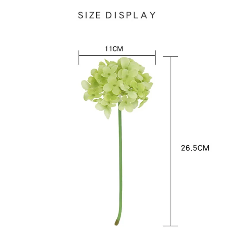 Новая популярная искусственная Гортензия Цветочная ветка из искусственного