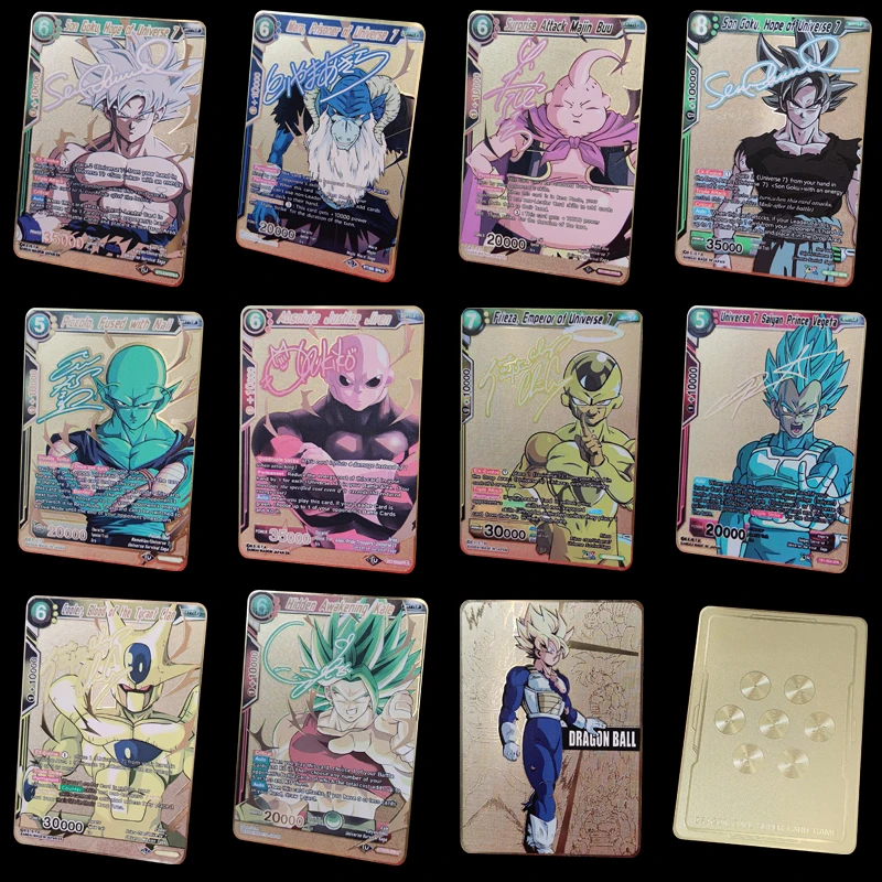 Супер металлический золотой американский вариант с надписью Драконий жемчуг |