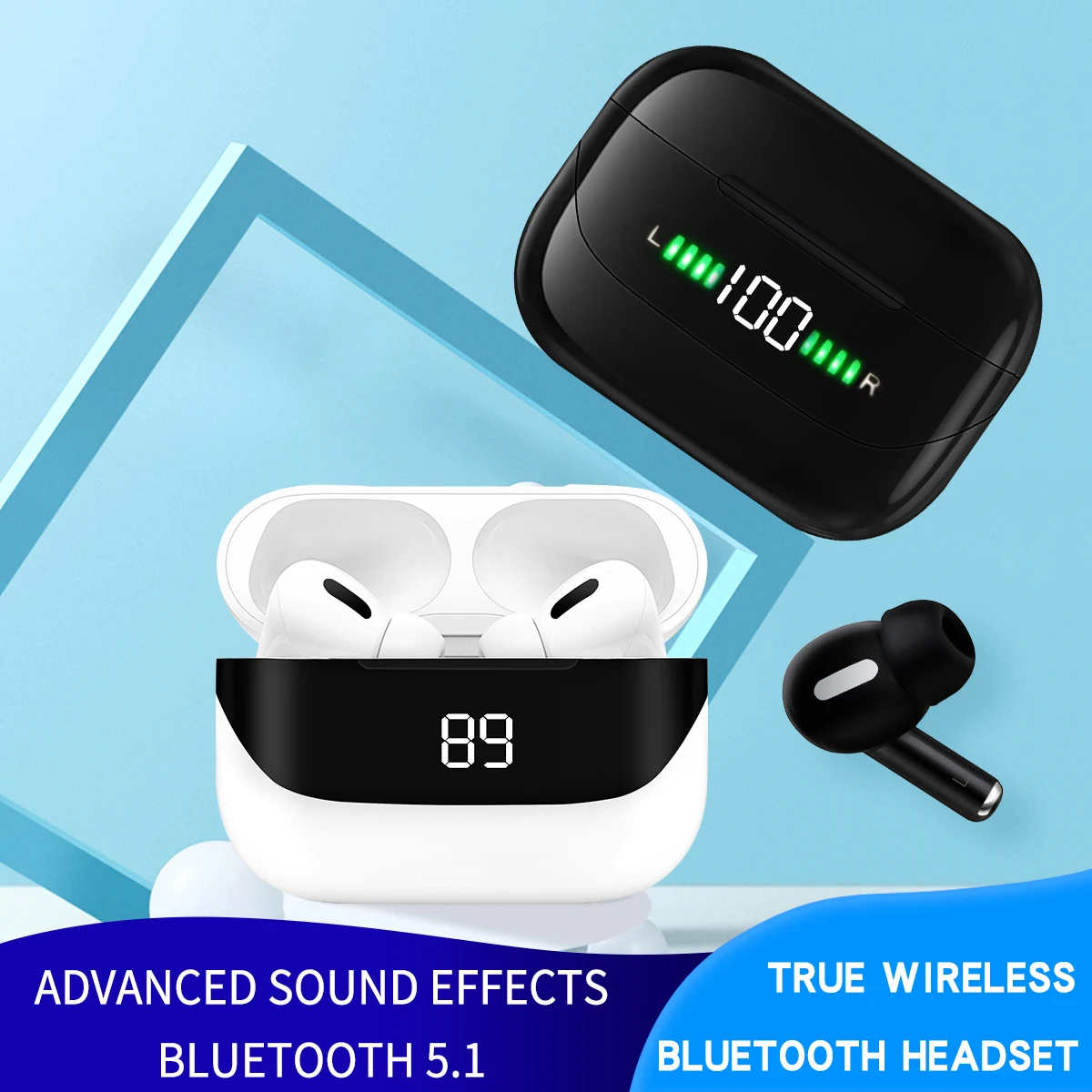 

TWS беспроводные Bluetooth-наушники, профессиональные спортивные модные стереонаушники 300, беспроводные наушники с шумоподавлением