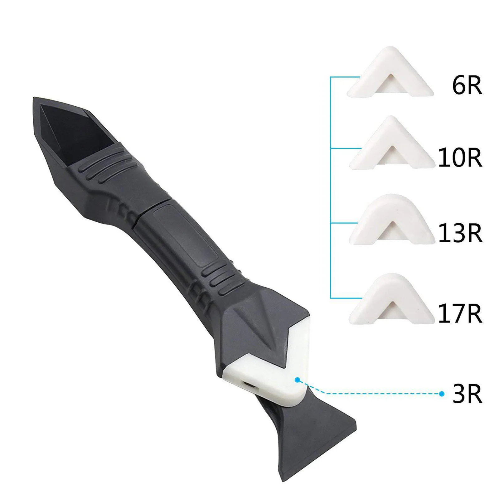 

Creative 3in1 Silicone Remover Cleaning Caulk Finisher Sealant Smooth Scraper Grout Kit Tools Kitchen Gadgets And