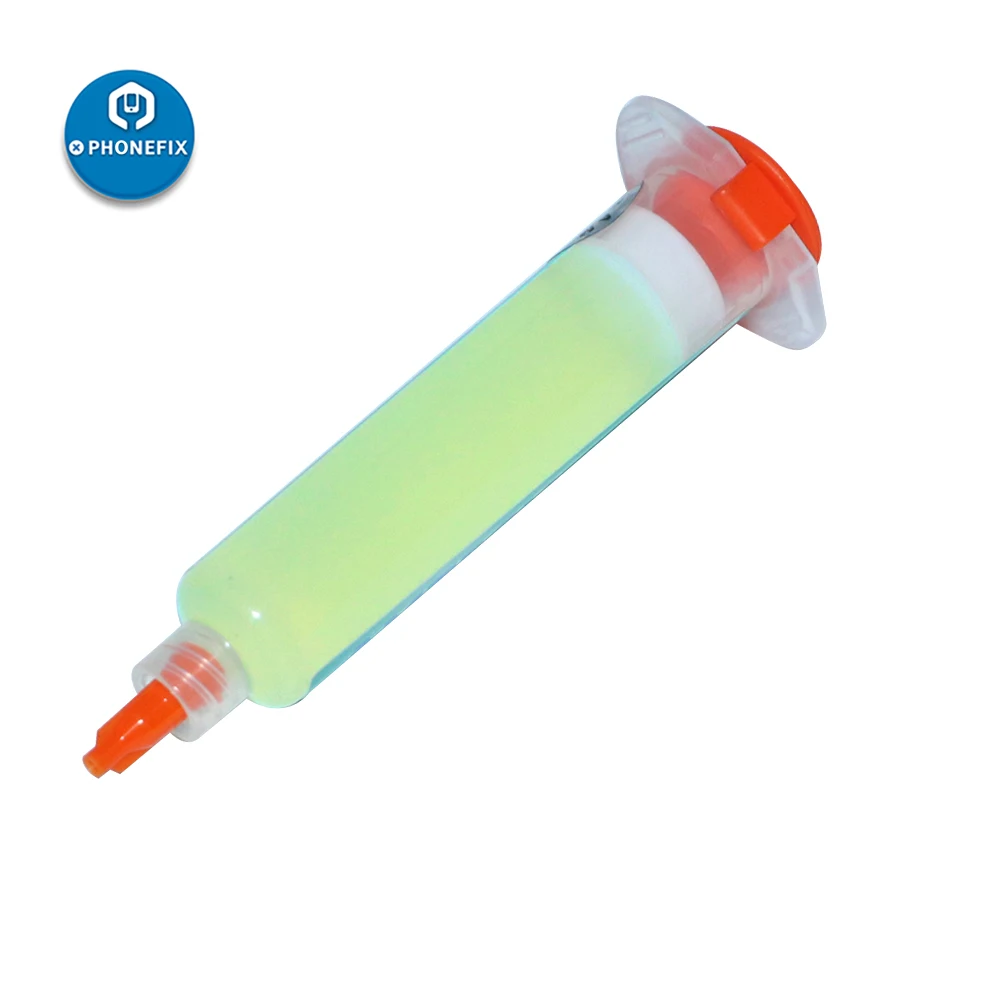 AMTECH-Kit dispensador de flujo de soldadura NC-559, incluye émbolo y Punta, flujo de soldadura sin limpieza, pasta de soldadura sin plomo BGA