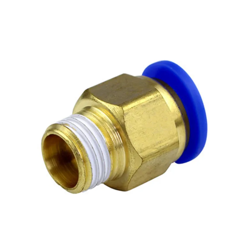 

1pcs PC 4MM-14mm Pneumatic Quick Connector Hose Tube Air Fitting 1/4" 1/8" 3/8" 1/2"BSPT Male Thread Pipe Coupler
