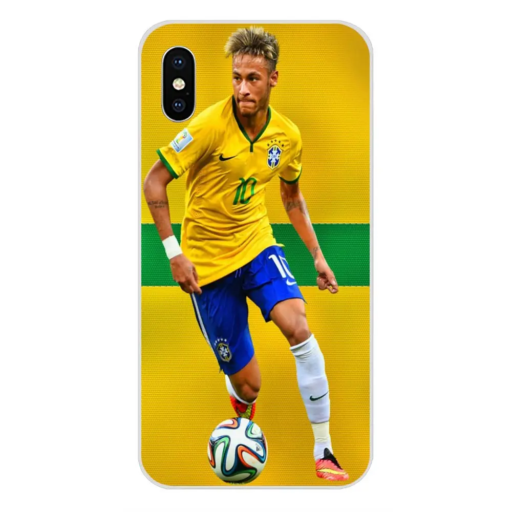 Неймар Бразилия для Galaxy Grand A3 A5 A7 A8 A9 A9S On5 On7 Plus Pro Star 2015 2016 2017 2018 мягкий чехол