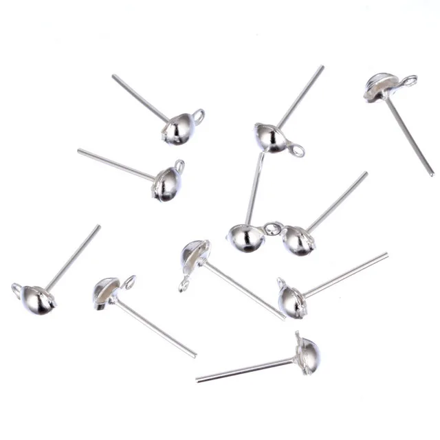 

Finding Plate Needle New For DIY Stud Earring Jewelry Making 100pcs Alloy High-quality parts Accessories